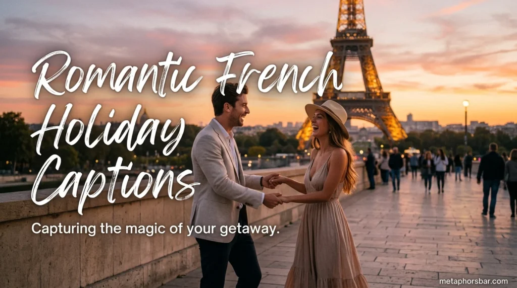 Romantic French Holiday Captions