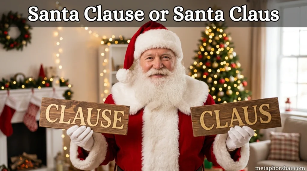 Santa Clause or Santa Claus
