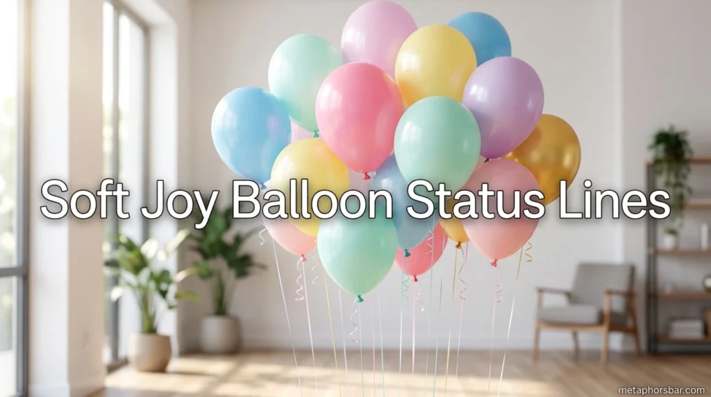 Soft Joy Balloon Status Lines