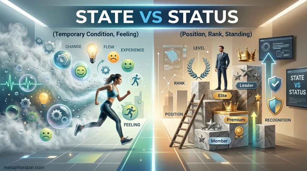 State vs Status