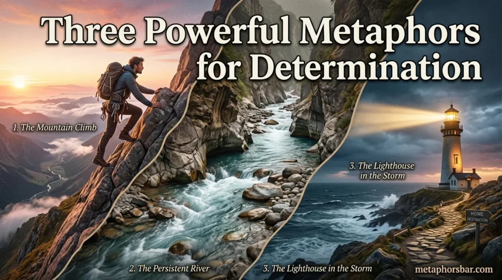 Three Powerful Metaphors for Determination