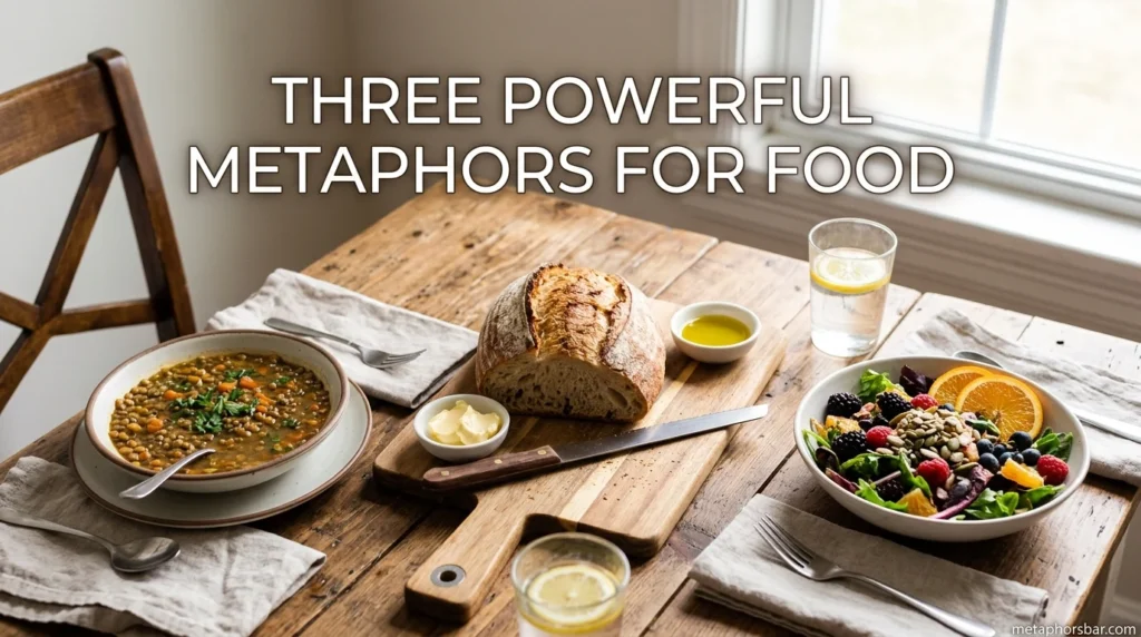 Three Powerful Metaphors for Food
