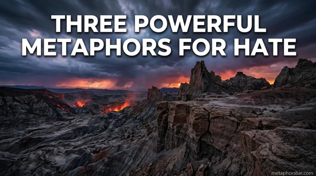 Three Powerful Metaphors for Hate