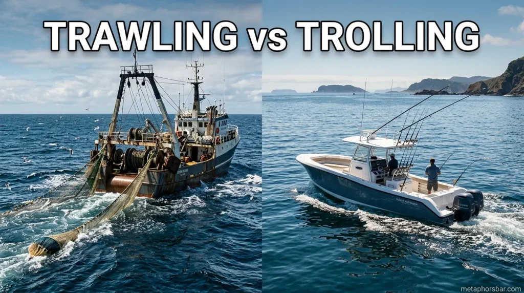Trawling vs Trolling