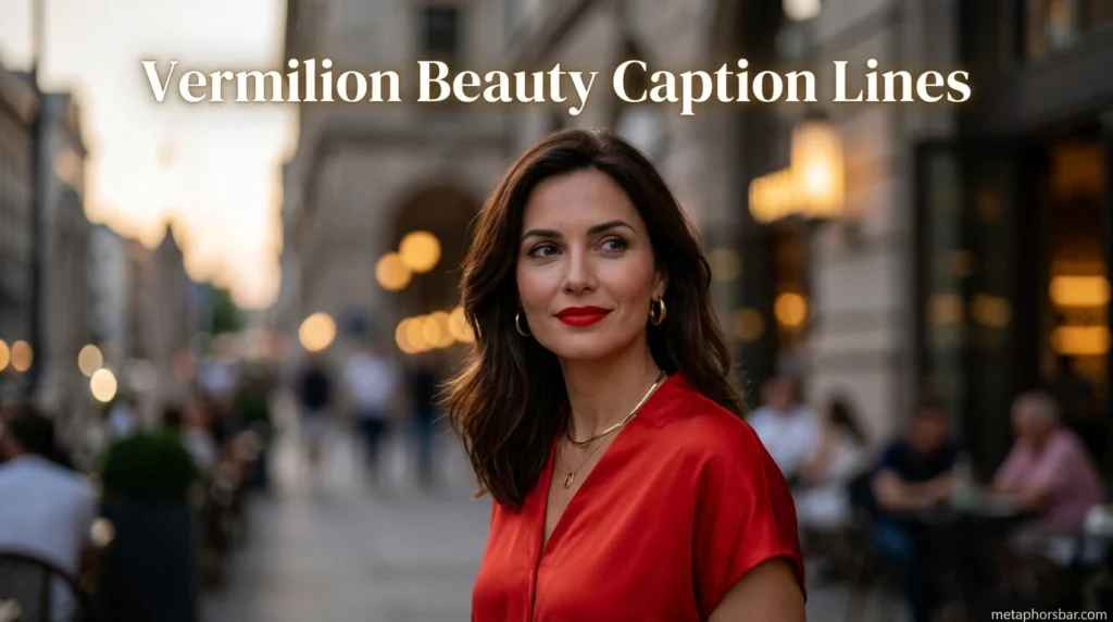 Vermilion Beauty Caption Lines
