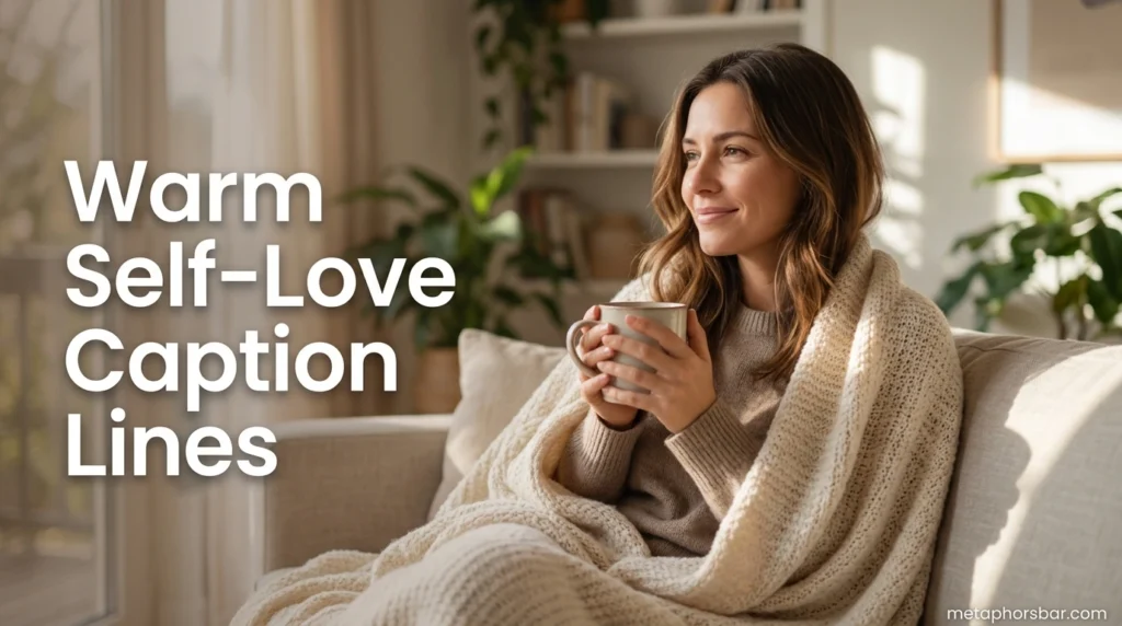 Warm Self-Love Caption Lines