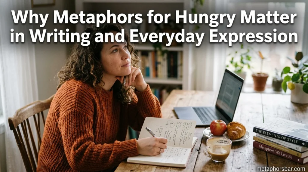 Why Metaphors for Hungry Matter in Writing and Everyday Expression