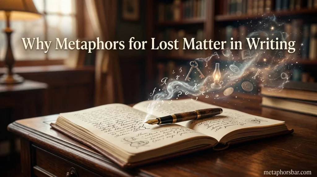 Why Metaphors for Lost Matter in Writing