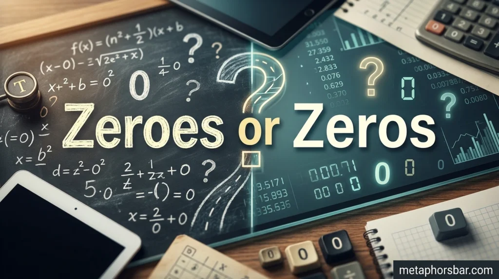 Zeroes or Zeros