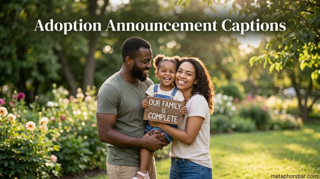 Adoption Announcement Captions
