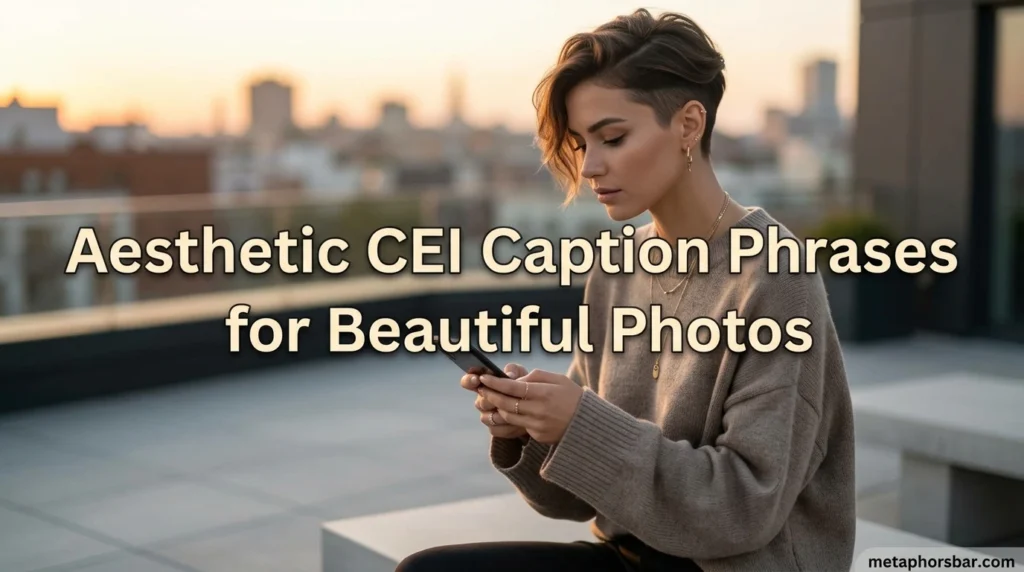 Aesthetic CEI Caption Phrases for Beautiful Photos