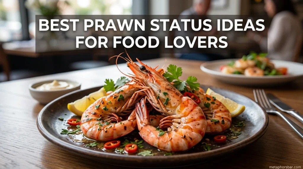 Best Prawn Status Ideas for Food Lovers