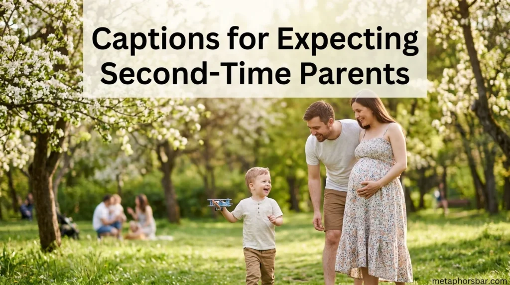 Captions for Expecting Second-Time Parents