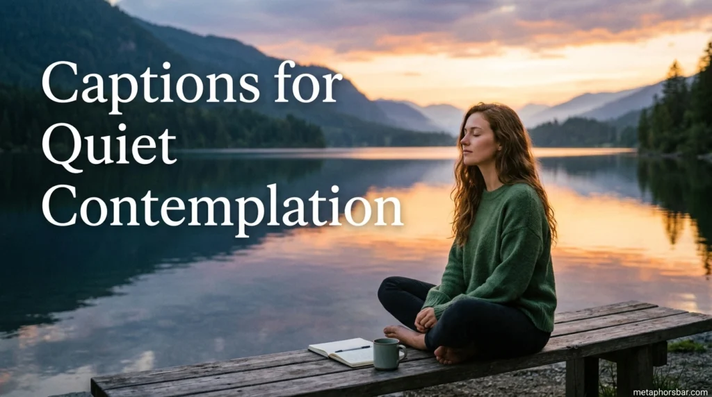 Captions for Quiet Contemplation