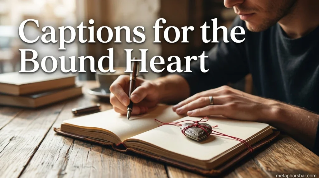Captions for the Bound Heart