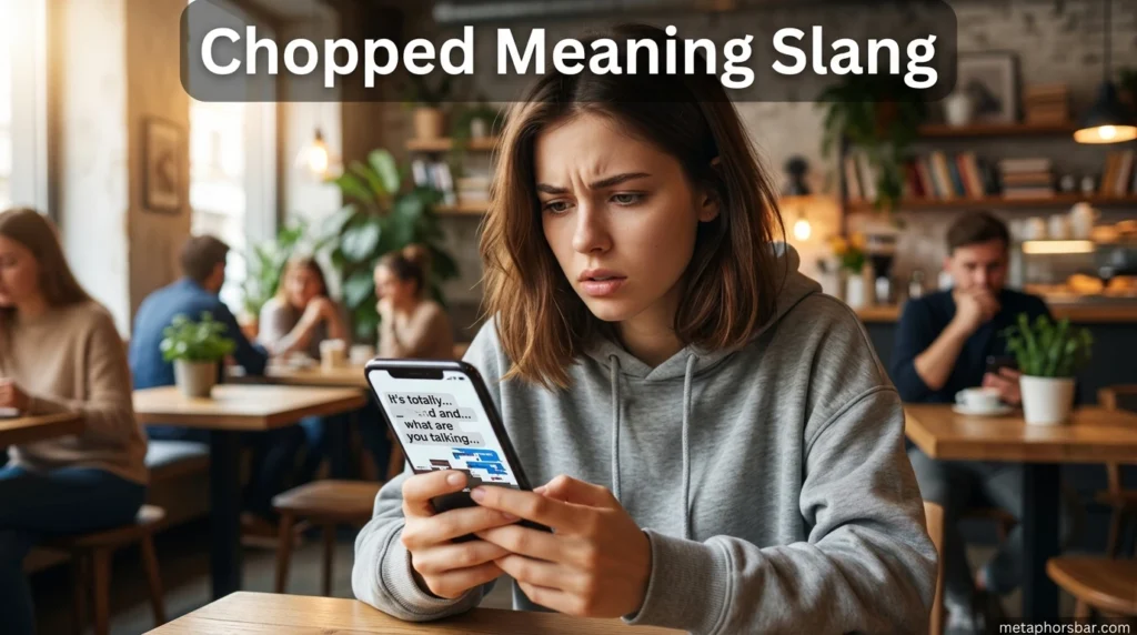 Chopped Meaning Slang