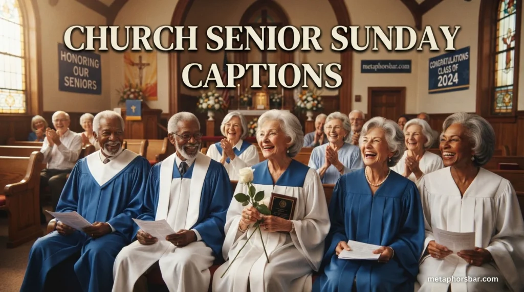 Church Senior Sunday Captions