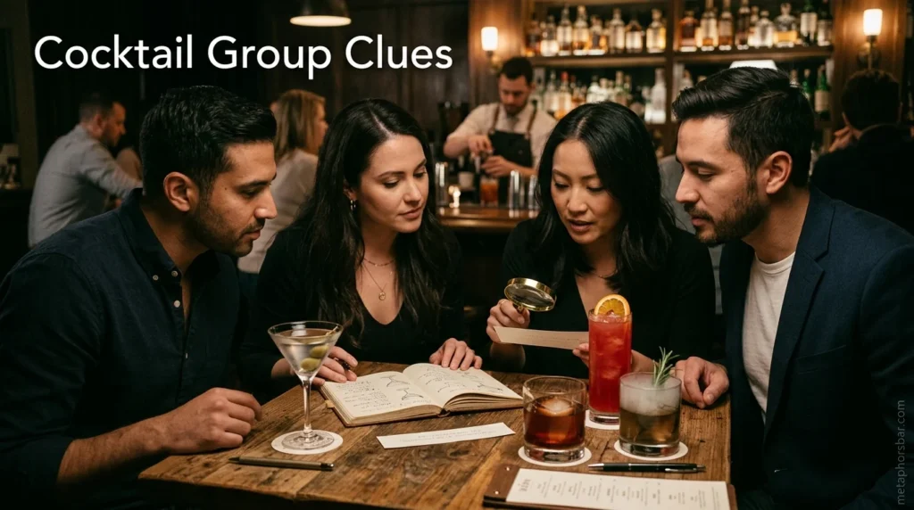 Cocktail Group Clues