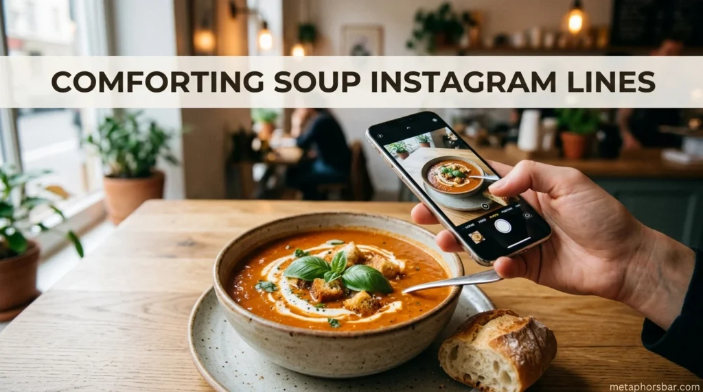 Comforting Soup Instagram Lines