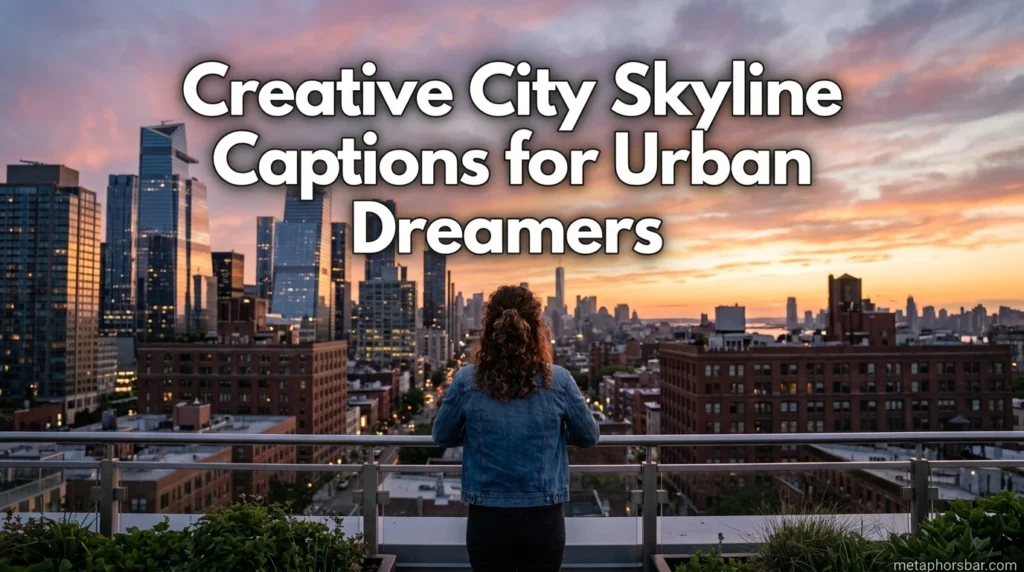 Creative City Skyline Captions for Urban Dreamers