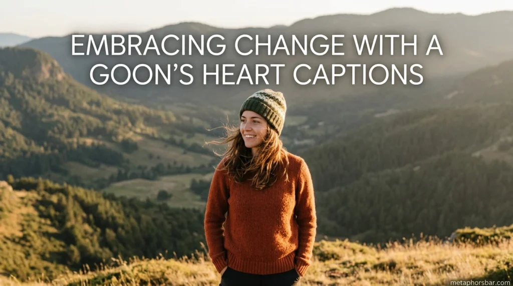 Embracing Change with a Goon's Heart Captions