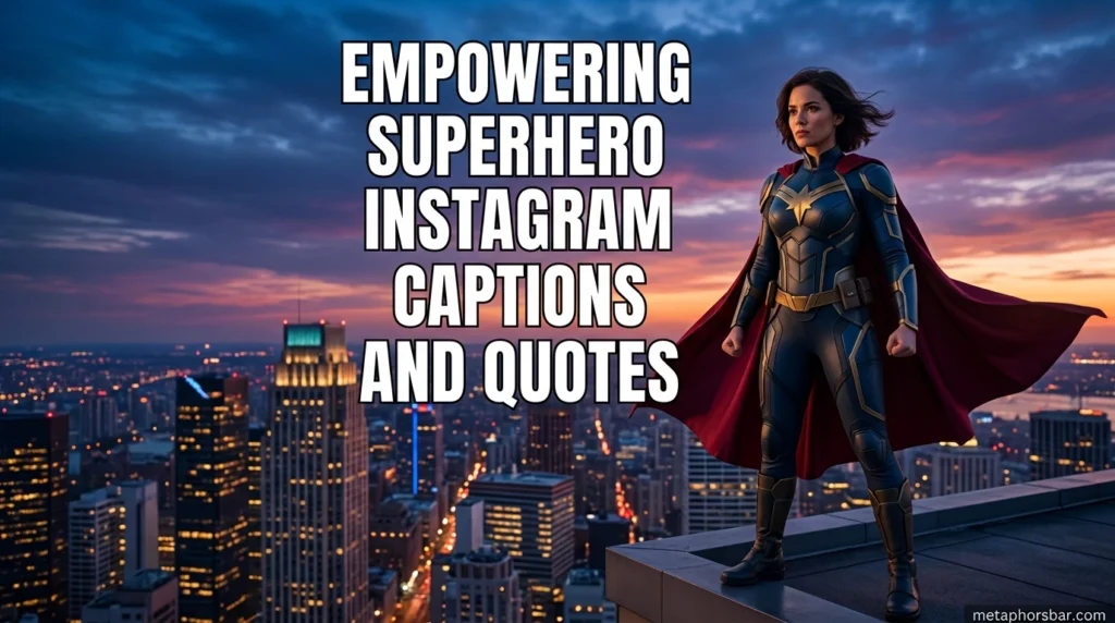 Empowering Superhero Instagram Captions and Quotes