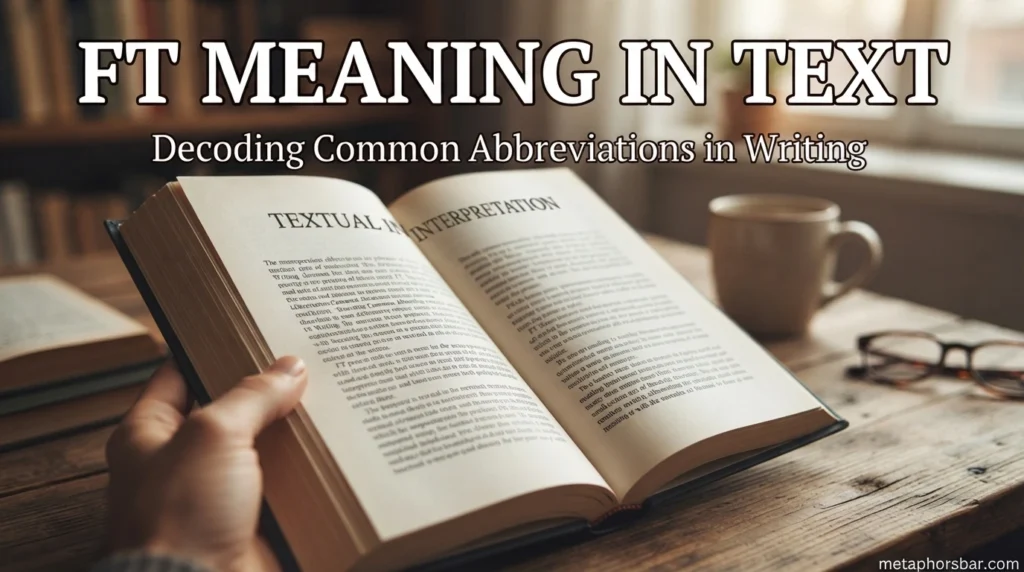 FT Meaning in Text