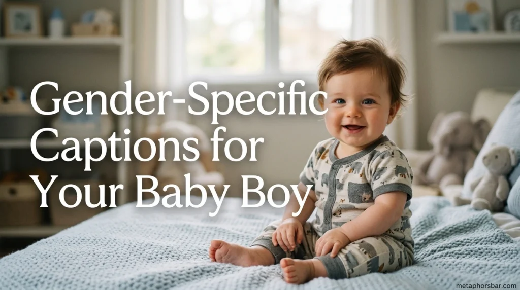 Gender-Specific Captions for Your Baby Boy