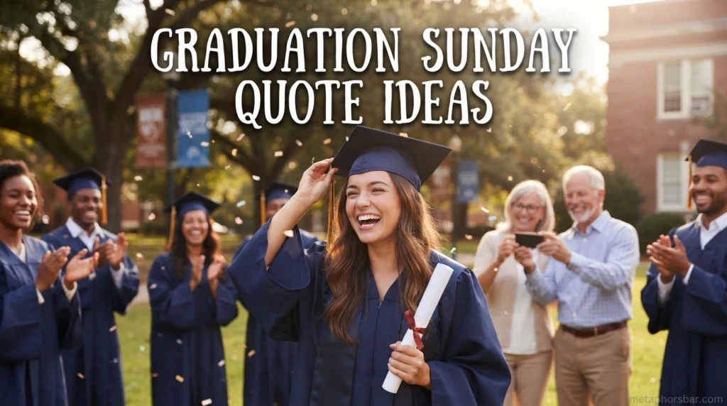 Graduation Sunday Quote Ideas