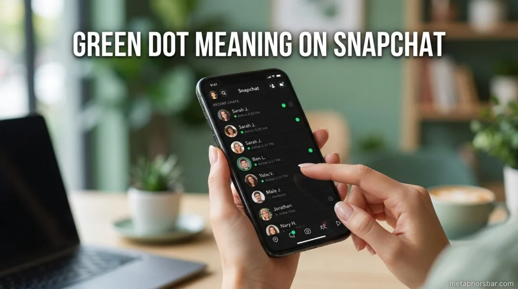 Green Dot Meaning on Snapchat