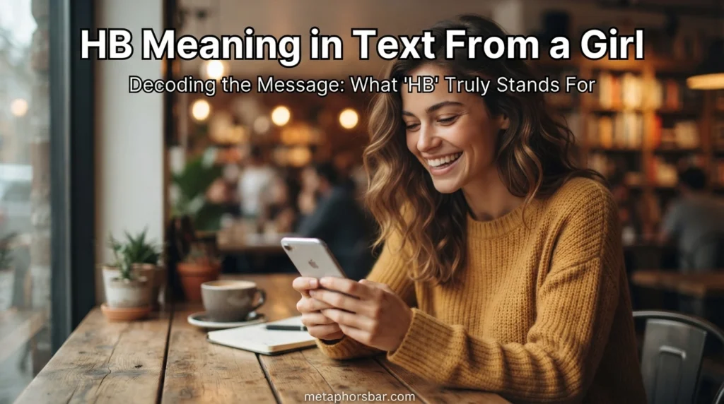 HB Meaning in Text From a Girl