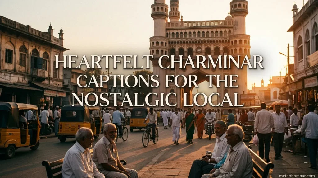 Heartfelt Charminar Captions for the Nostalgic Local
