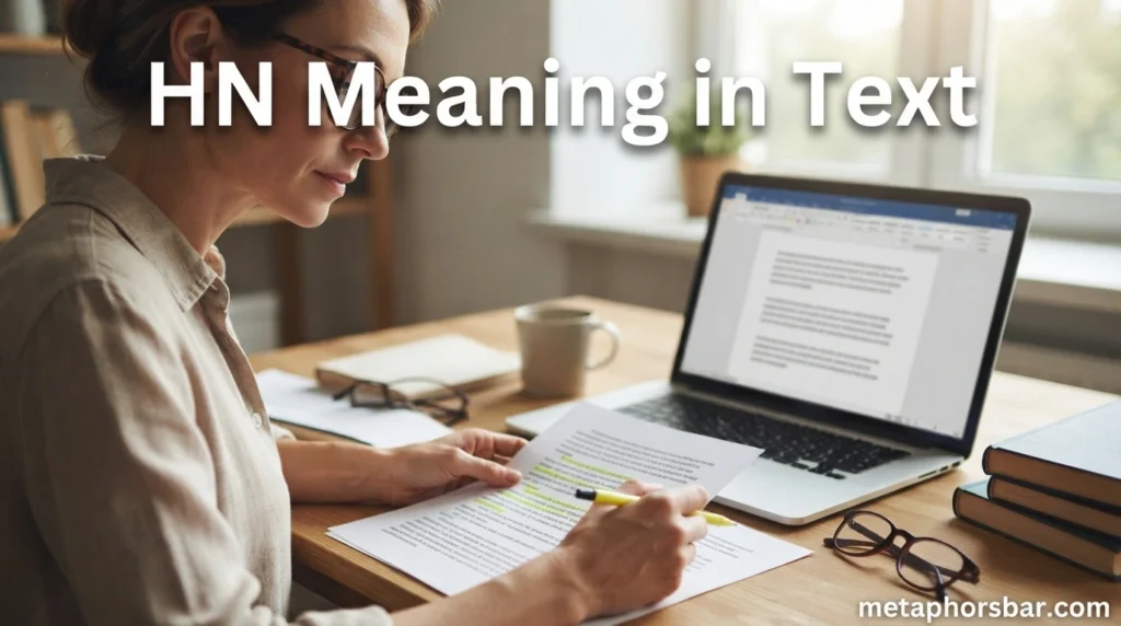 HN Meaning in Text