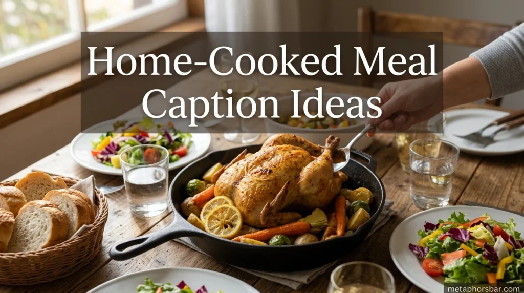 Home-Cooked Meal Caption Ideas