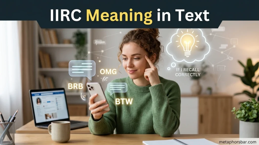 IIRC Meaning in Text