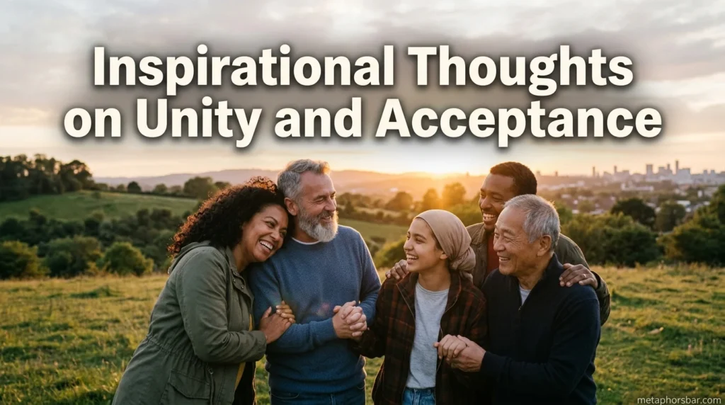 Inspirational Thoughts on Unity and Acceptance