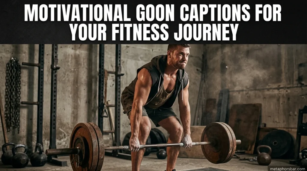 Motivational Goon Captions for Your Fitness Journey