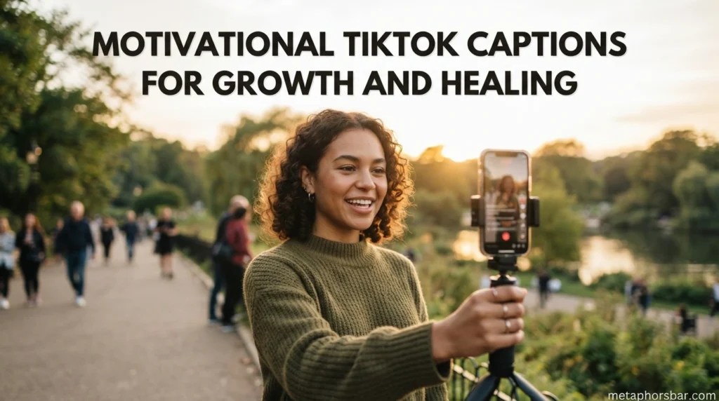 Motivational TikTok Captions for Growth and Healing