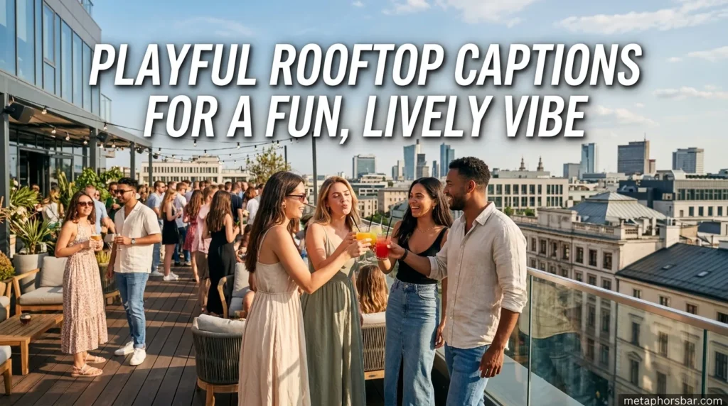 Playful Rooftop Captions for a Fun, Lively Vibe