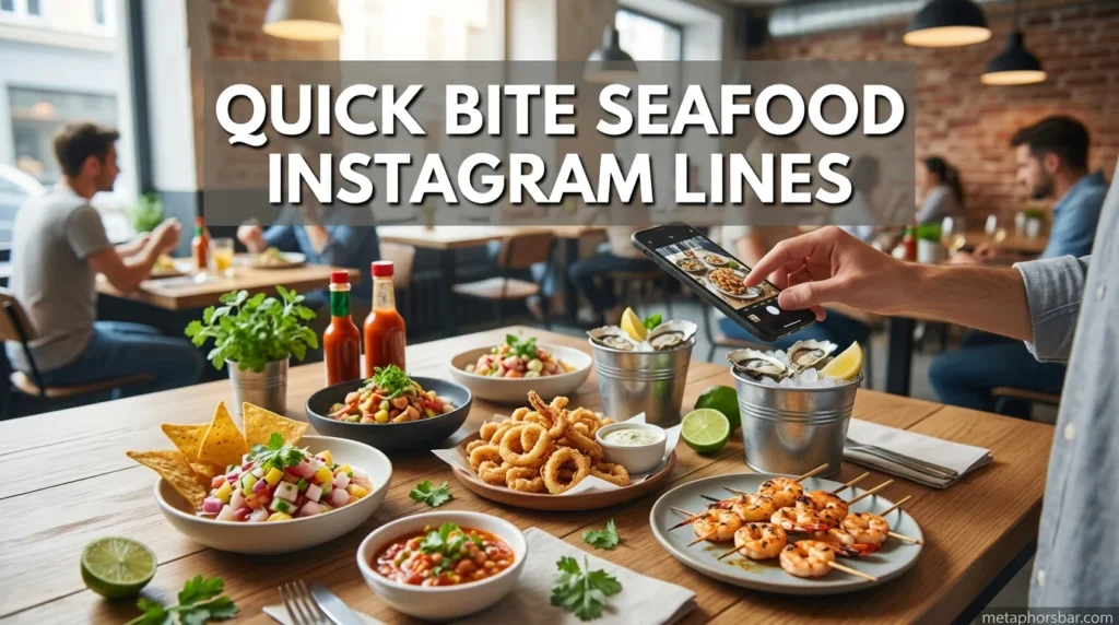 Quick Bite Seafood Instagram Lines