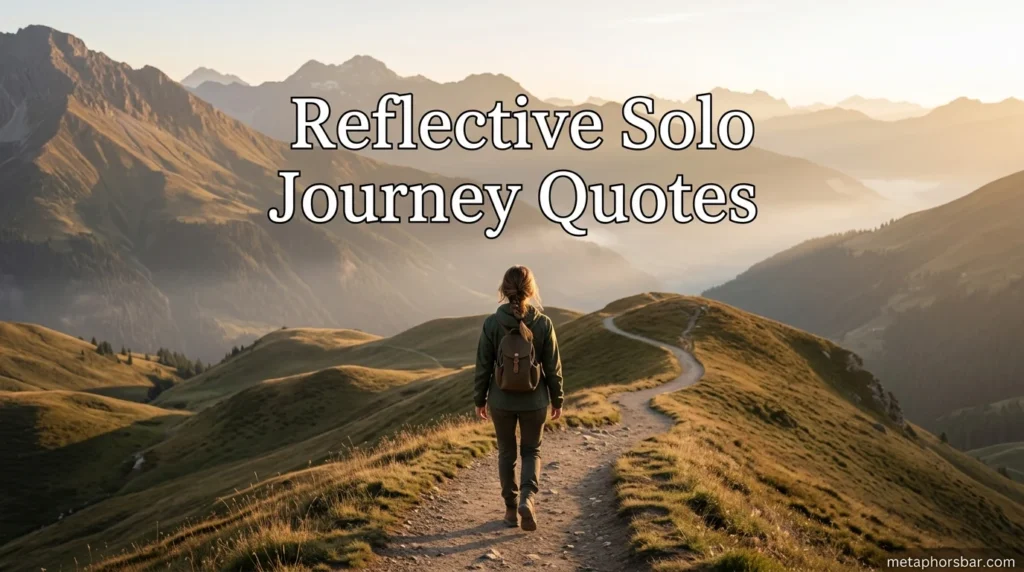 Reflective Solo Journey Quotes