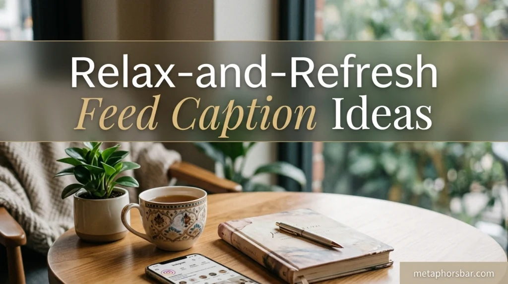 Relax-and-Refresh Feed Caption Ideas