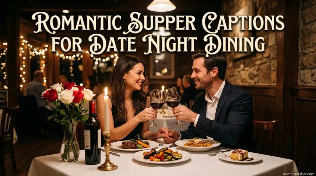 Romantic Supper Captions for Date Night Dining