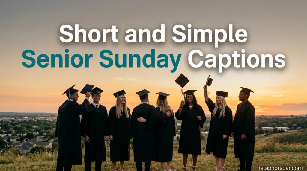 Short and Simple Senior Sunday Captions