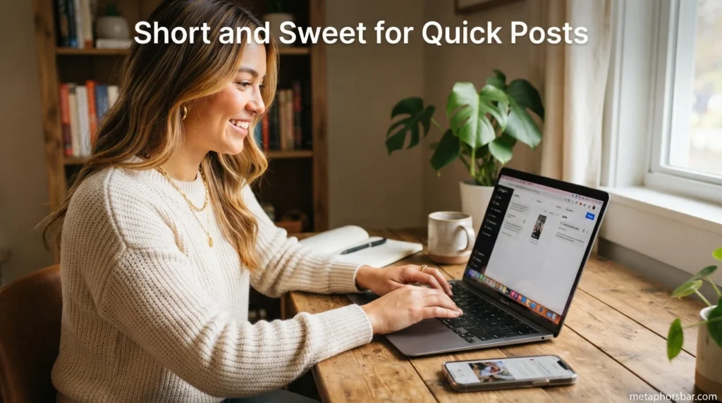 Short and Sweet for Quick Posts