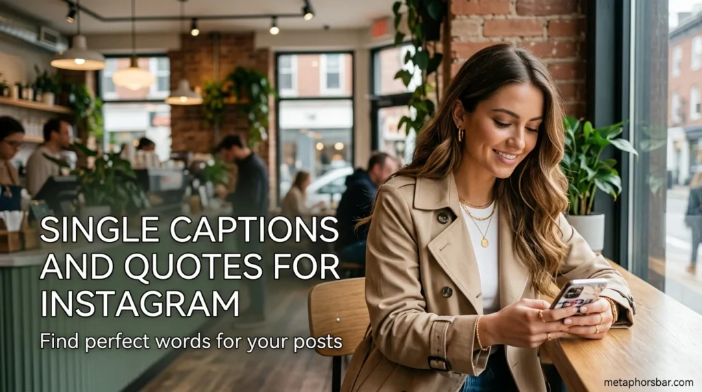 Single Captions And Quotes For Instagram