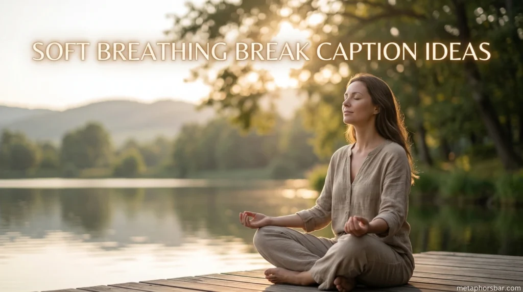 Soft Breathing Break Caption Ideas