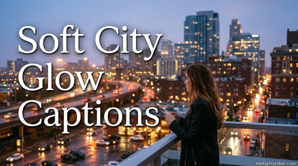 Soft City Glow Captions