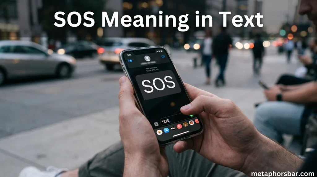 SOS Meaning in Text