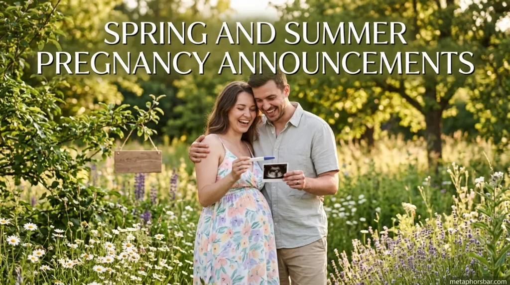 Spring and Summer Pregnancy Announcements